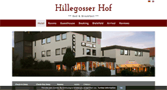 Desktop Screenshot of hillegosser-hof.de